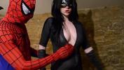 Free download video sex hot Catwoman takes spiderman acute s web on her big tits online high speed