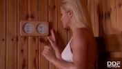 Video porn hot Serbian sauna lover Cherry Kiss sucks a Dick in a Gloryhole