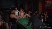 Download video sex new Dude with big dick fucked blonde from behind in pool bar while crowd cheering high quality