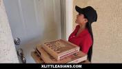 Watch video sexy Pizza delivery fucked by two customers online high quality