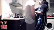 Video sexy Spanish milf gets horny preparing dinner in the kitchen and her husband penetrates her and leaves her full of milk high speed