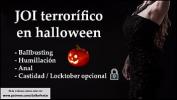 Watch video sex Halloween para sumisos colon ballbusting comma castidad period Un JOI de miedo period high speed
