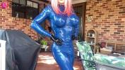 Download video sex hot Rubber Doll In Dark Blue Latex Catsuit high quality