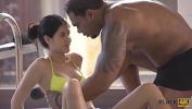 Video porn new BLACK4K period Black haired nymph blacked with coachs bulge by swimming pool fastest