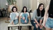 Video porn 2021 Korean girls get bastinado HD online