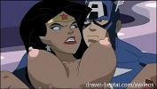 Video porn Superhero Hentai Justice League Wonder Woman vs Captain america high quality