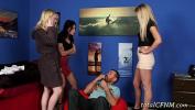 Video sex new Lucky dude gets naked in front of 3 sexy dressed gals fastest