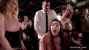 Video porn 2021 Huge tits blonde mistress controls her slaves at orgy party who hard fucked and licked who hard fucked and licked Mp4