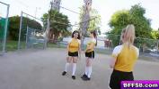 Video porn 2021 Bobbi Dylan Gabriela Lopez and Natalie Knight are training for their upcoming relay race and they are making really great time with the help of their coach high speed