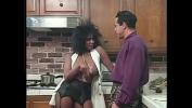 Download video sexy hot Busty ebony slut in black stockings rides a hard white cock in the kitchen online fastest